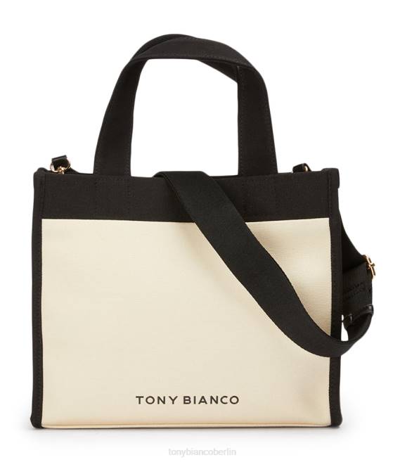 Handtaschen| de Tony Bianco Frauen Teagan-Einkaufstasche schwarz/beige 4624675